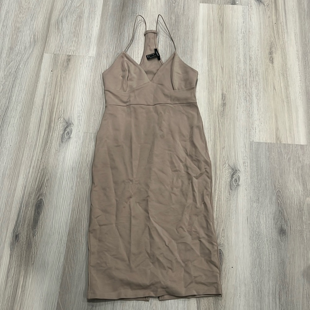 Forever 21 tan dress